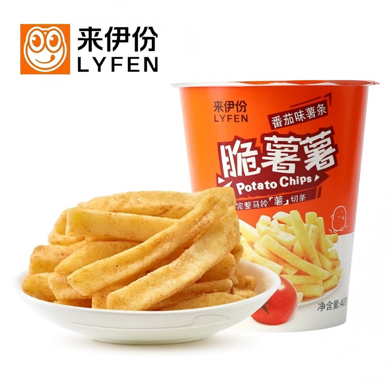 来伊份脆薯薯薯条(番茄味)40g*5包