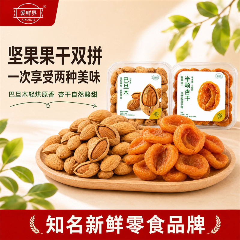 【顺丰包邮】爱鲜界 午后漫享组合 430g口感互补一软一脆