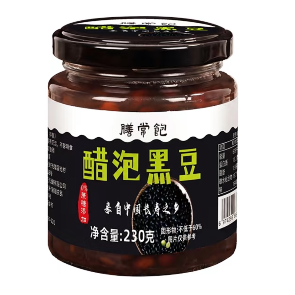 【膳常饱醋泡黑豆230克】健康零食零添加