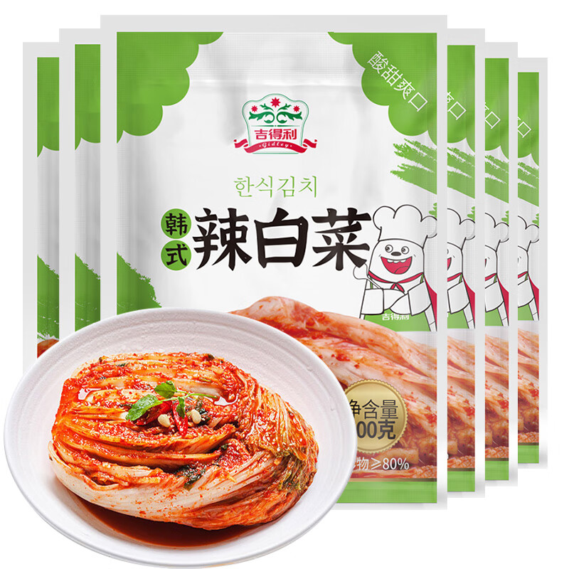 吉得利 辣白菜100g*10袋