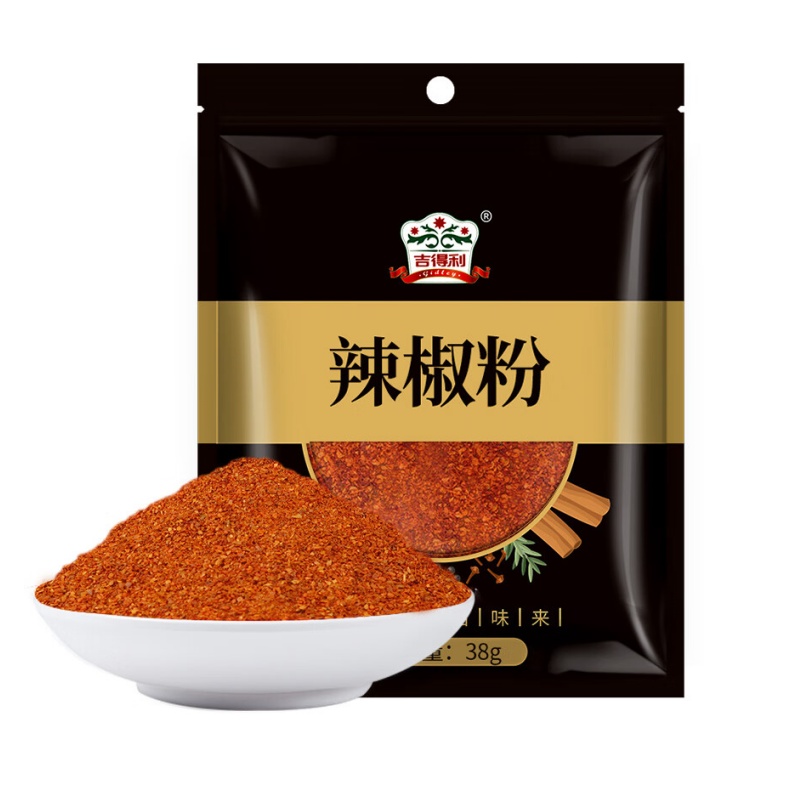 吉得利 辣椒粉 38g*10袋