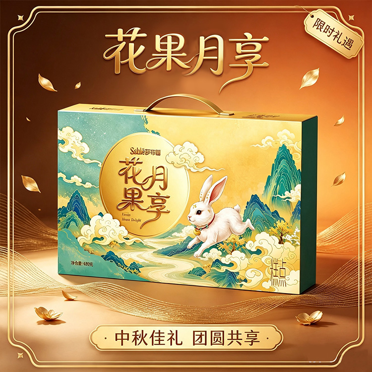 【团购中秋】【莎布蕾花果月享480克】中秋送礼佳品定制款