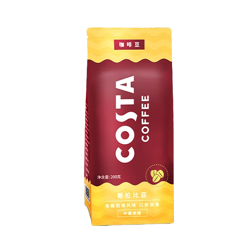 【特价COSTA哥伦比亚咖啡豆】焦糖柑橘风味 中度烘焙