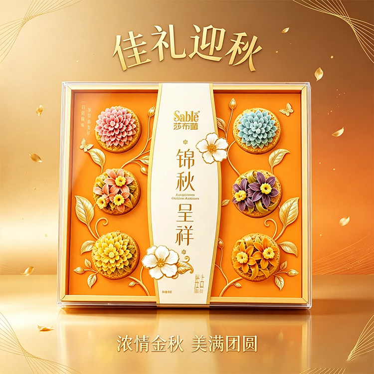 【团购中秋】【莎布蕾锦秋呈祥480克】中秋送礼佳品定制款