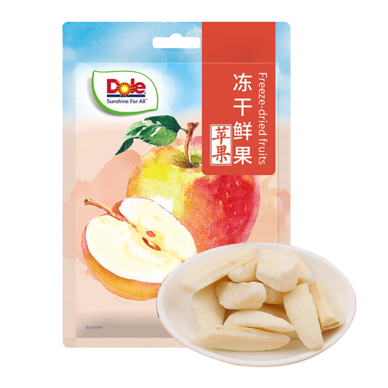 【Dole冻干鲜果苹果20g】冻干水果健康零食办公室休闲食品