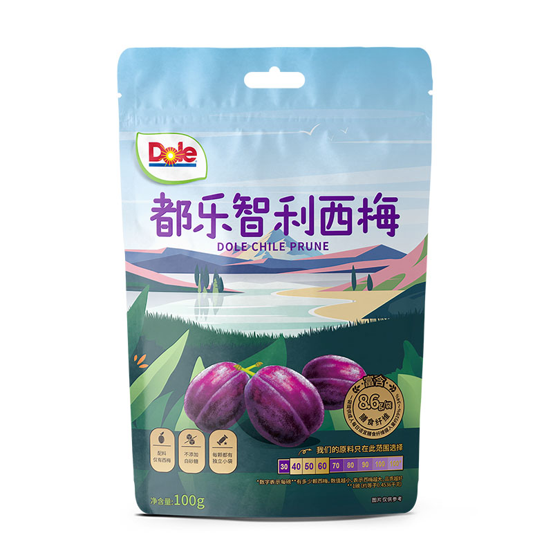 【特价都乐智利西梅100g】健康零食富含膳食纤维适合办公休闲食用