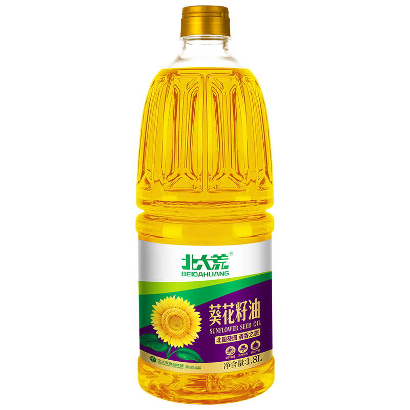 【北大荒葵花籽油1..8L】食用油清香健康家庭烹饪优选